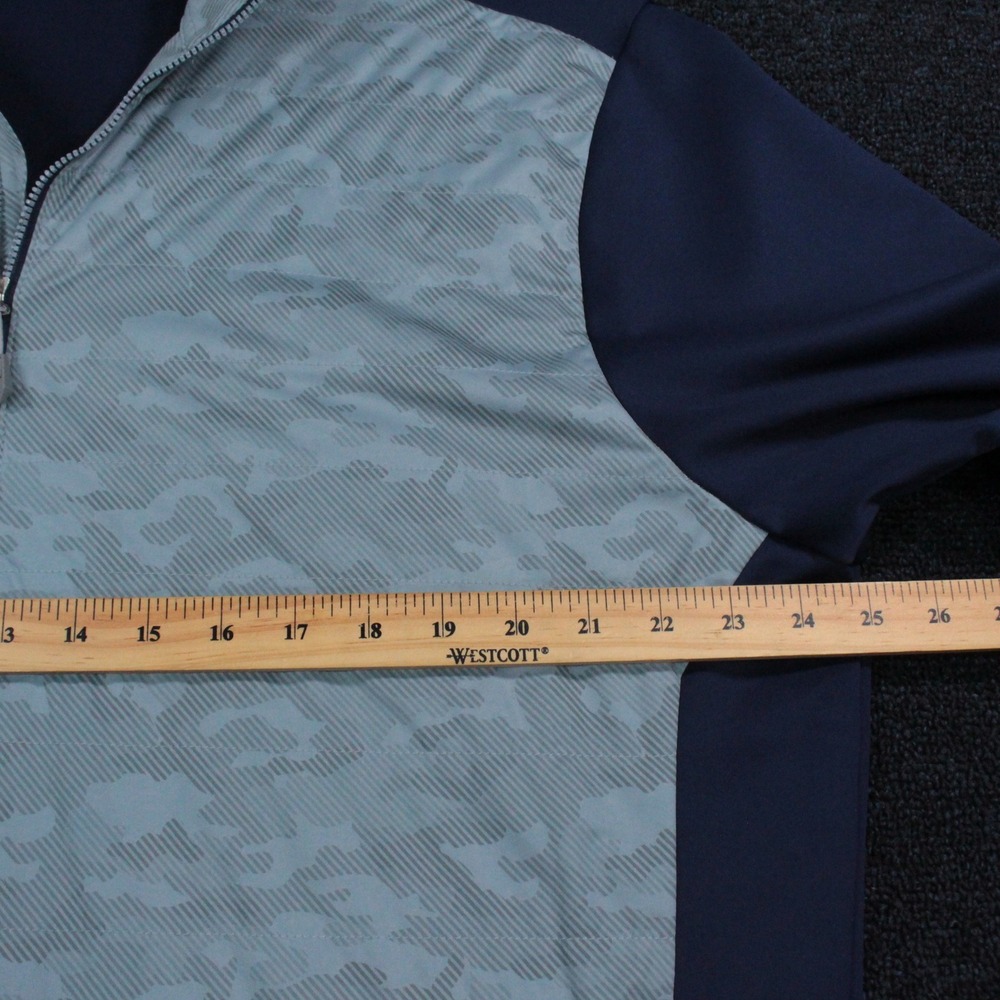 Peter Millar Pullover Mens XL Hyperlight Weld Hybrid 1/4 Zip Stretch Camo Golf - Picture 4 of 10